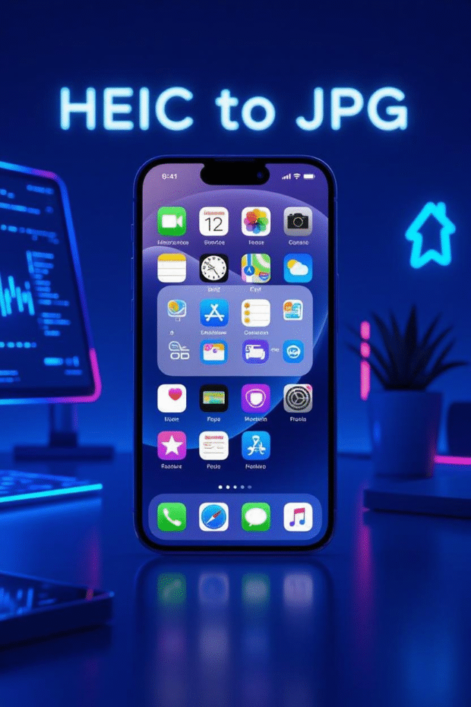 Converting HEIC to JPG on iPhone using Files app and Camera settings