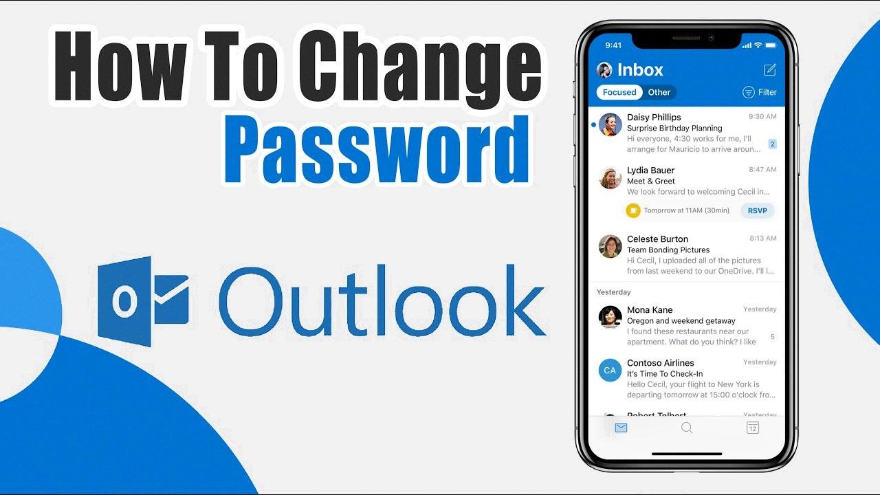 How To Change Outlook Password on Your iPhone