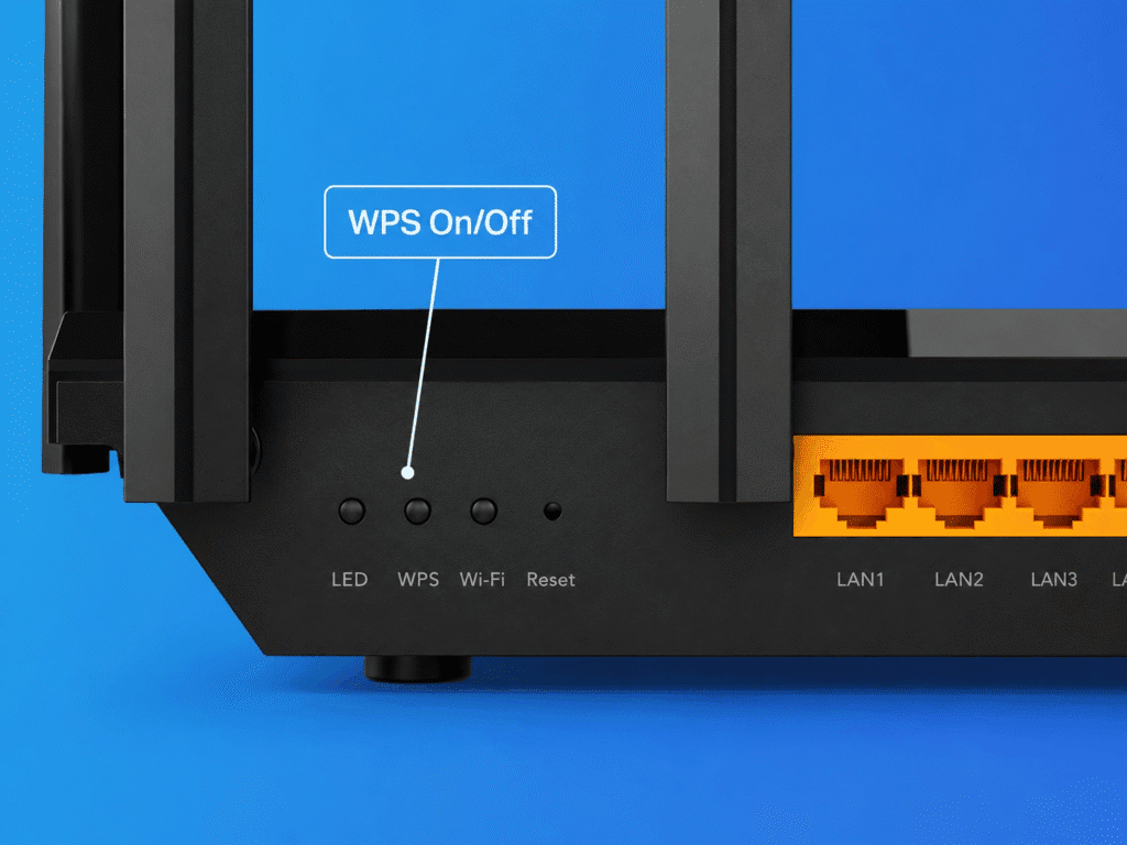 Find the WPS control: hardware button vs. software toggle