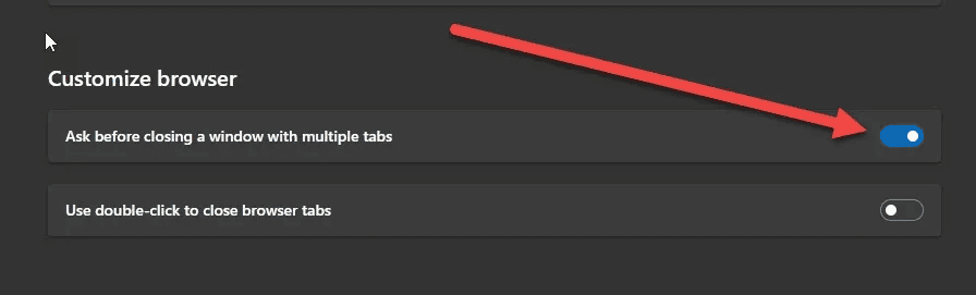Prevent mistakes and recover accidentally closed pages